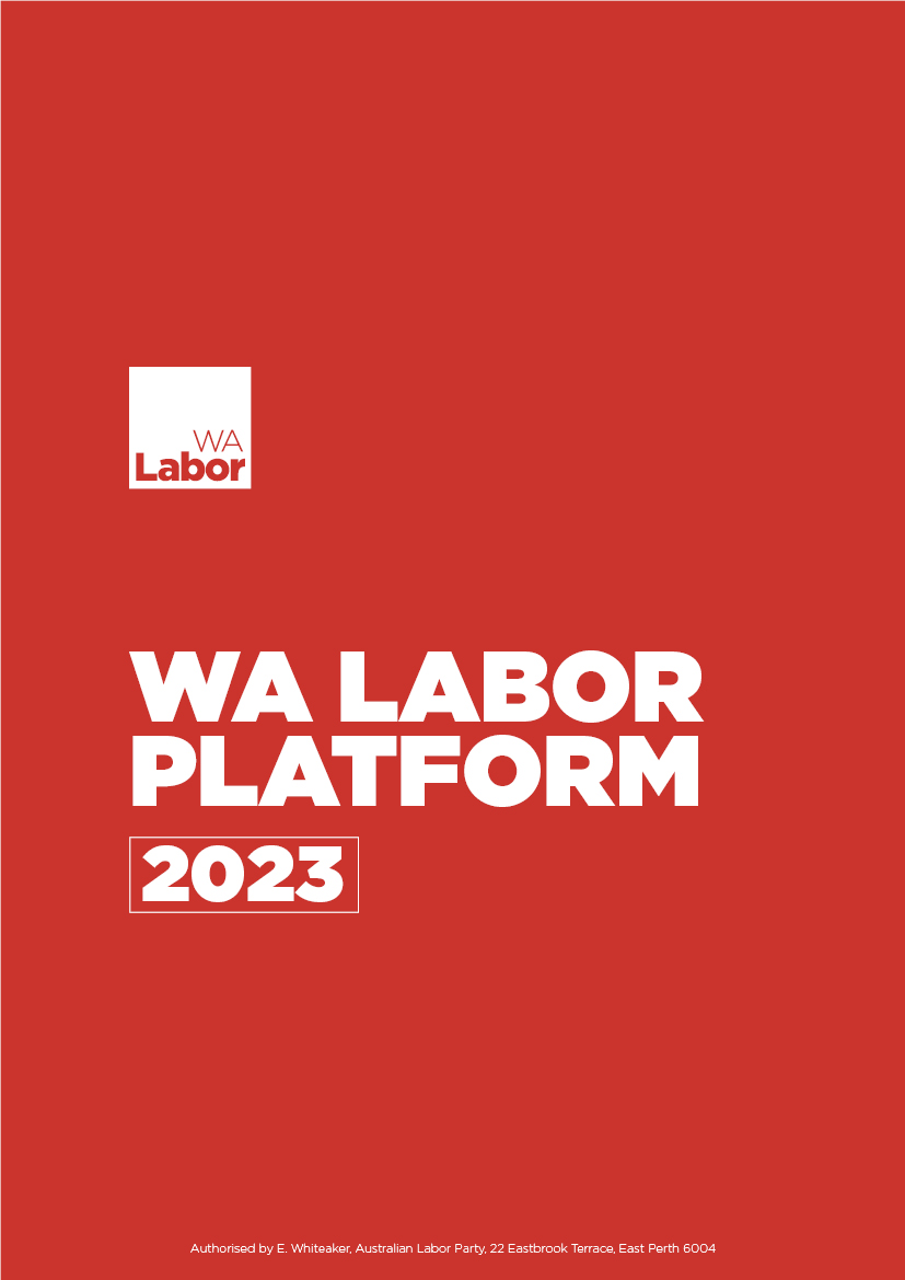 State Platform 2023 Wa Labor Platform 