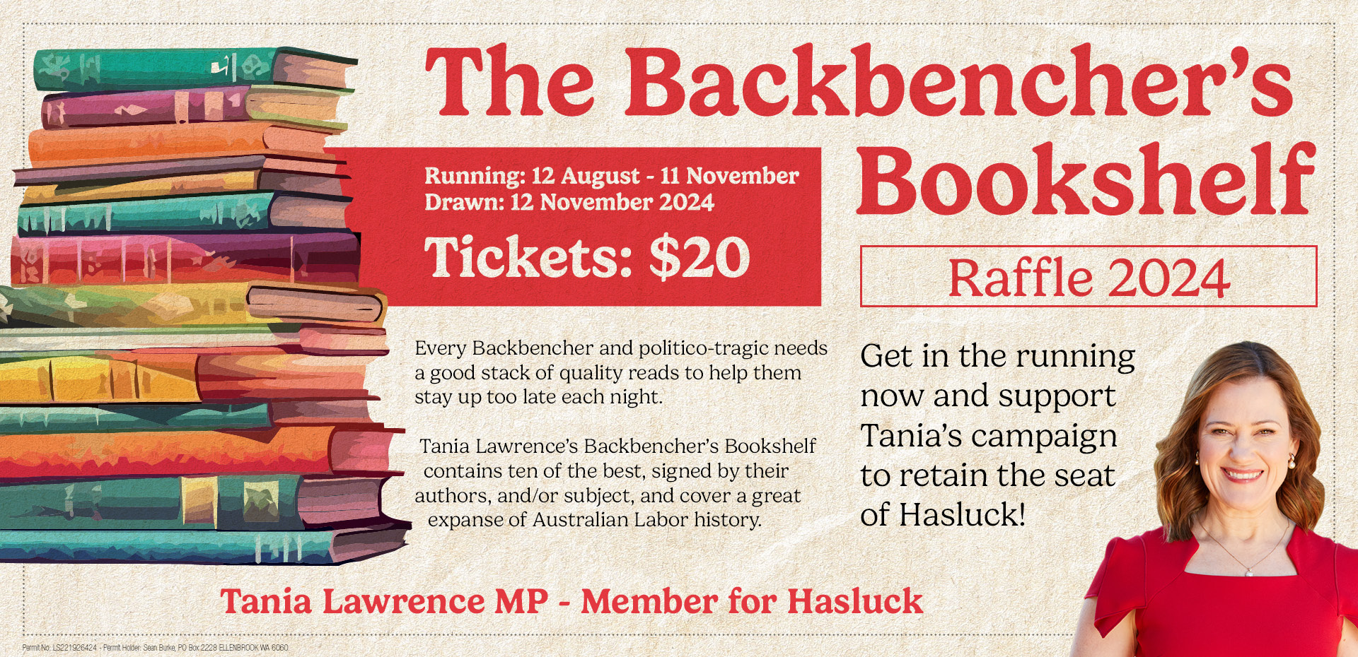 The Backbencher's Bookshelf Raffle 2024